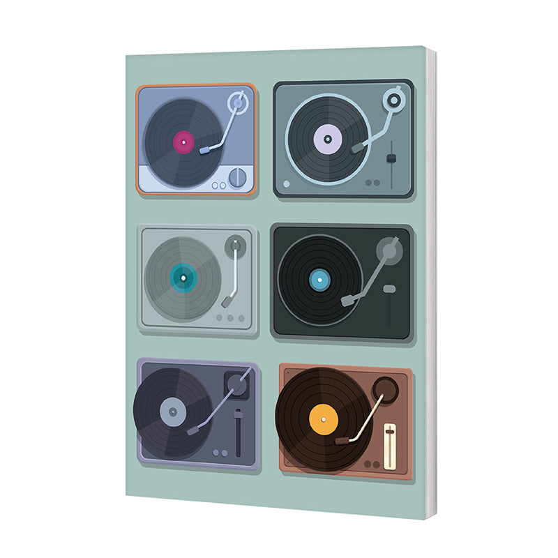 120 Page Lined Notebook – Bringing the 80’s DJ Vibe — For Turntables — Legend Vinyl