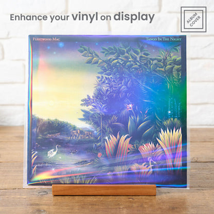 12″ Vinyl Record Outer Sleeves – Retro Holographic Effect – Pack of 25