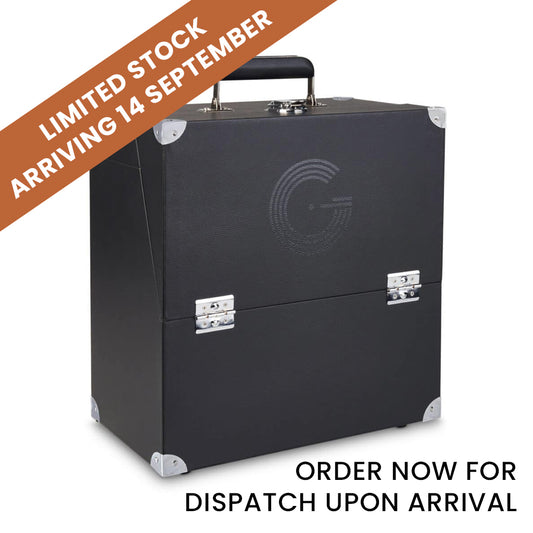 Premium Vinyl Record Storage Case – Single Hinged Lid