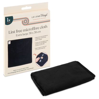 Lint Free Vinyl Record Microfibre Cleaning Cloth