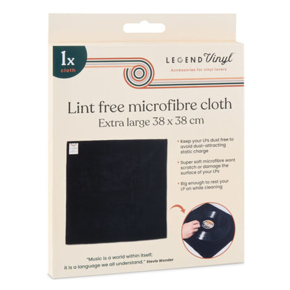 Lint Free Vinyl Record Microfibre Cleaning Cloth