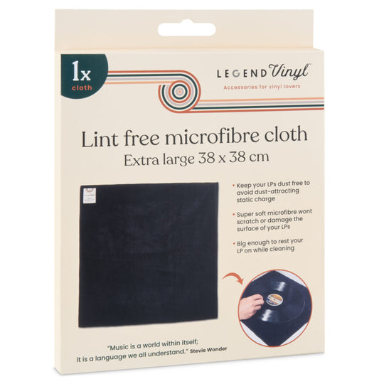 Lint Free Vinyl Record Microfibre Cleaning Cloth