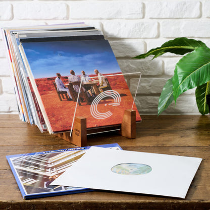 12″ Paper Inner Record Sleeves with HDPE Bag lining – Pack of 25 Sleeves – White