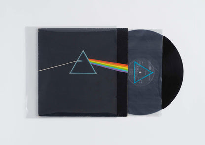 12″ Vinyl Record Sleeve Mixed Pack – 20 Black Inner + 20 Clear Outer Sleeves (40)