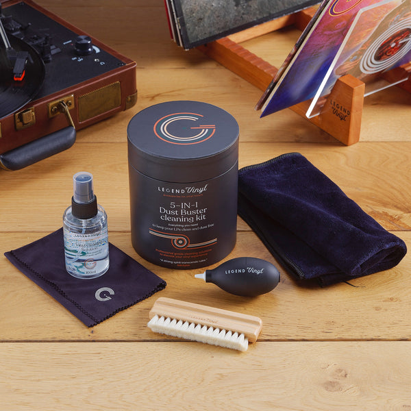 Legend Vinyl 5-in-1 Dust Buster Vinyl Record Cleaning Kit