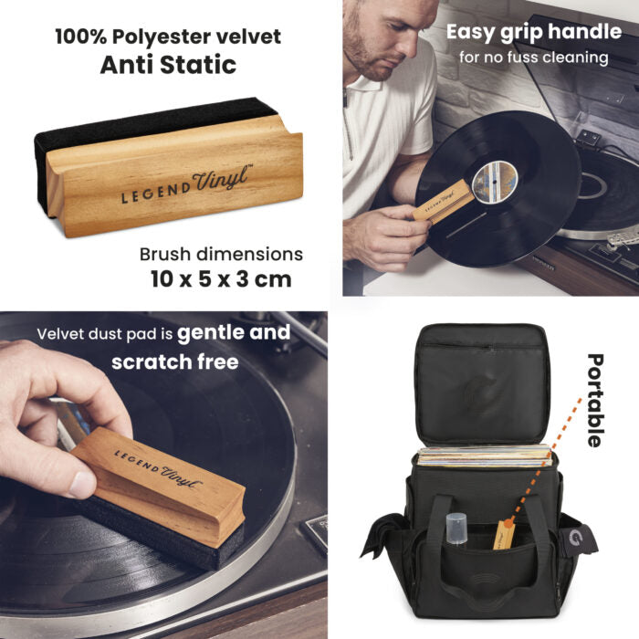 Velvet Vinyl Dust Brush