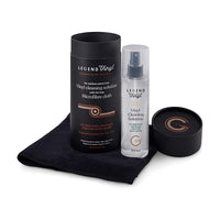 Professional Grade Vinyl Record Cleaning Solution and Microfibre Cloth Set