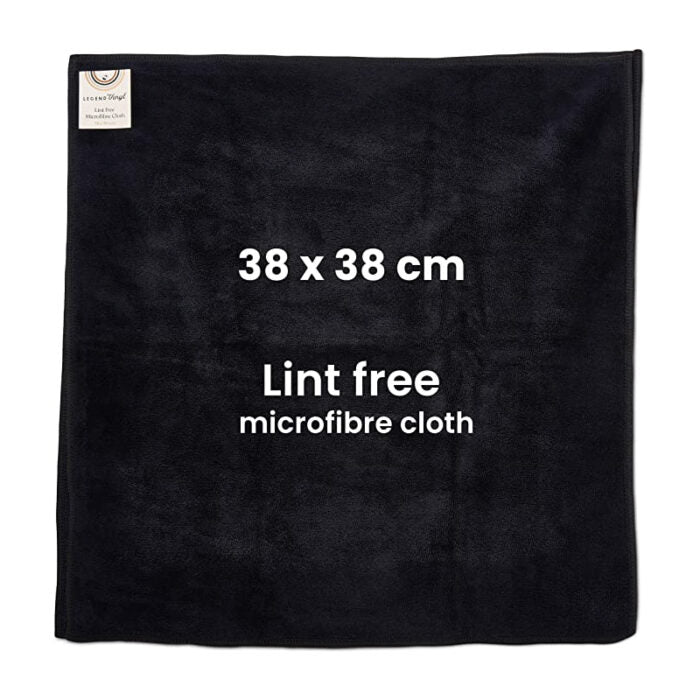 Professional Grade Vinyl Record Cleaning Solution and Microfibre Cloth Set