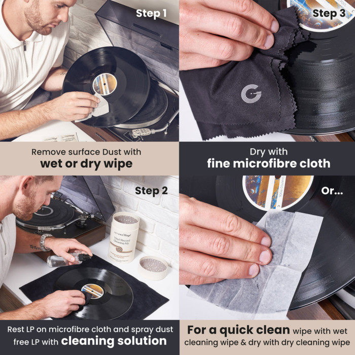 Vinyl Record Cleaning Kit