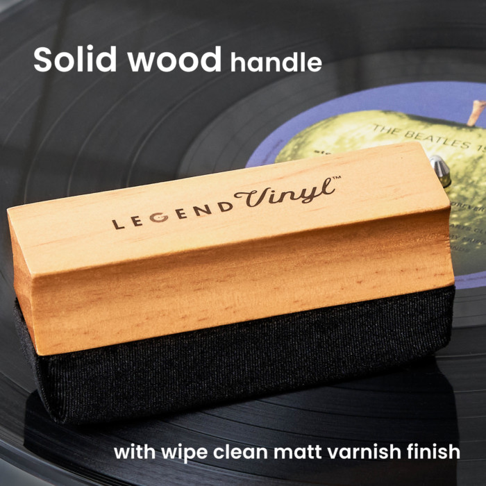 Vinyl Cleaning Brush Made Of Velvet By Legend Vinyl