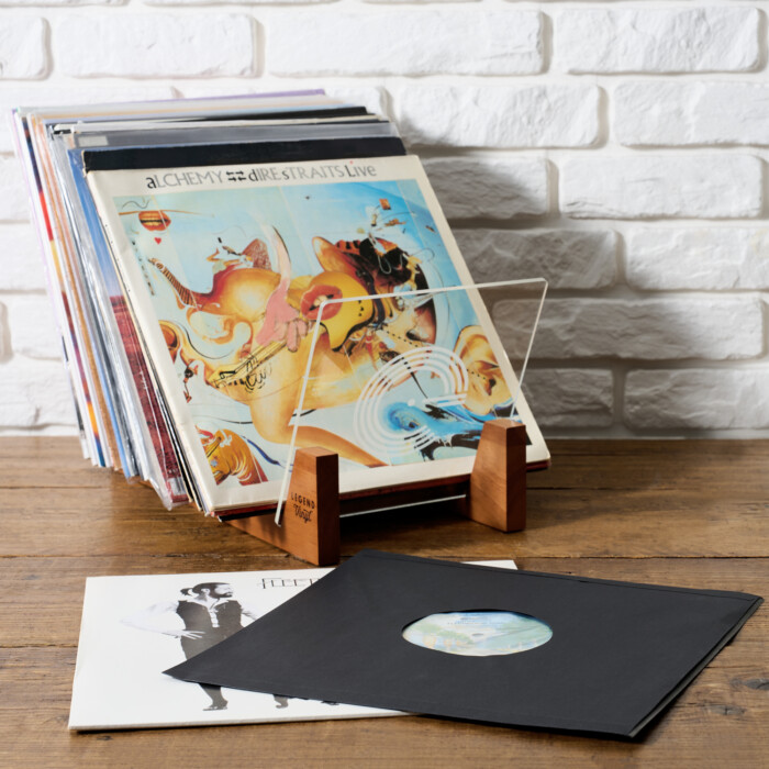 12" Paper Inner Record Sleeves with HDPE Bag lining - Pack of 25 Sleeves - Black